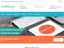 Tablet Screenshot of cuce.com.br